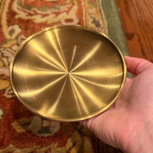 Elegant Gold Decorative Plate